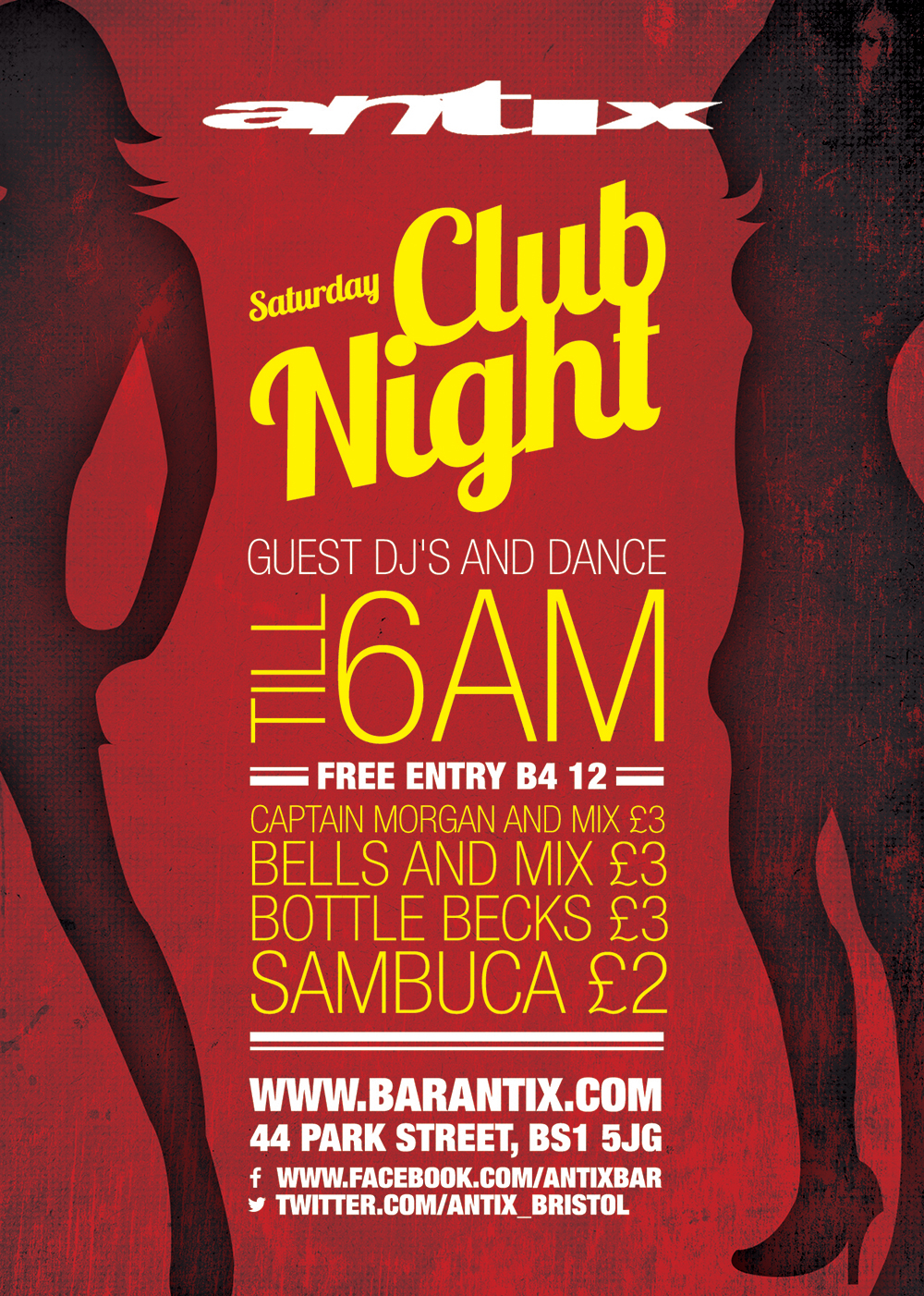 Bar Antix Park Street Bristol Blog Promotion