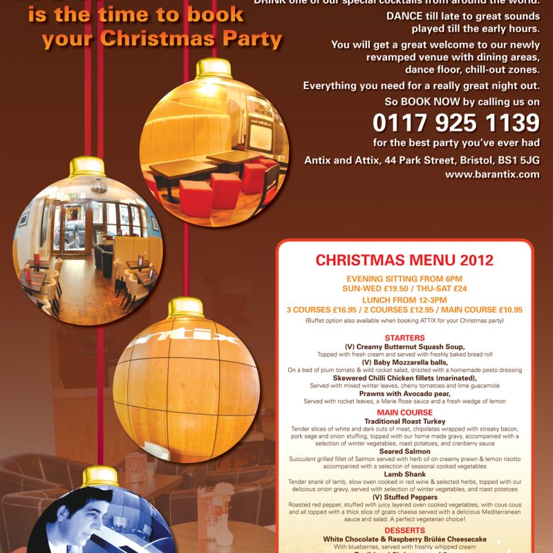 Bar Antix Park Street Bristol Blog Promotion