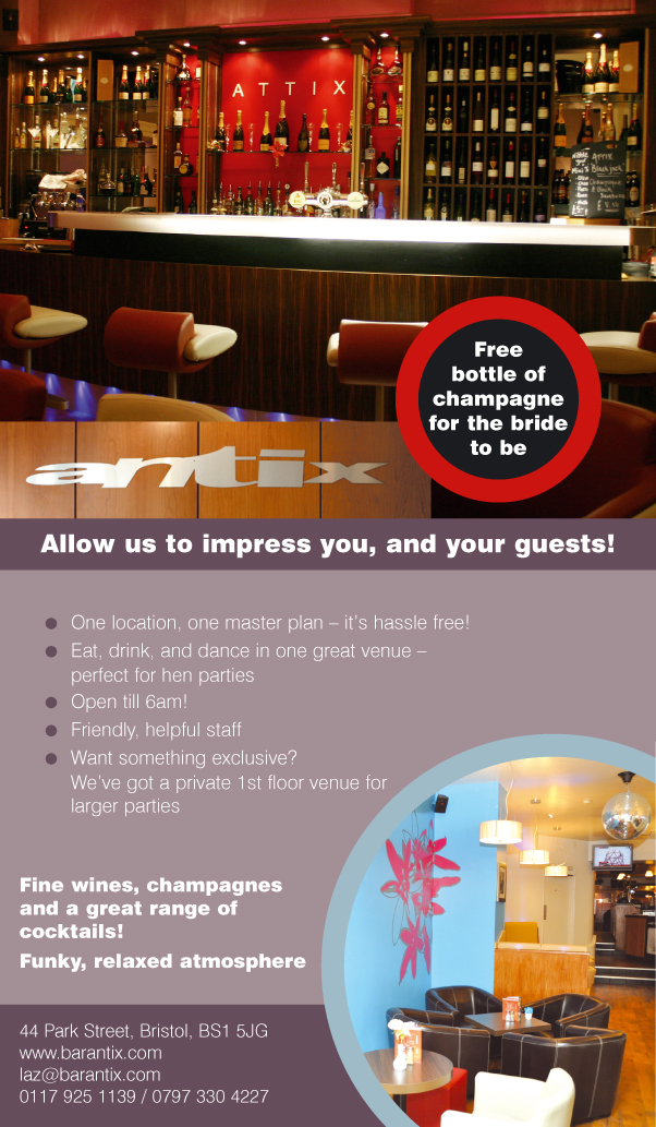 Bar Antix Park Street Bristol Blog Promotion